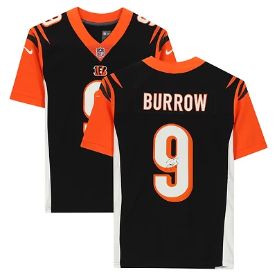 Joe Burrow Cincinnati Bengals Autographed Black Nike 2021 Limited Jersey