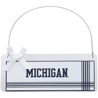 Michigan Wolverines #1 Fan Galvanized Sign Ornament