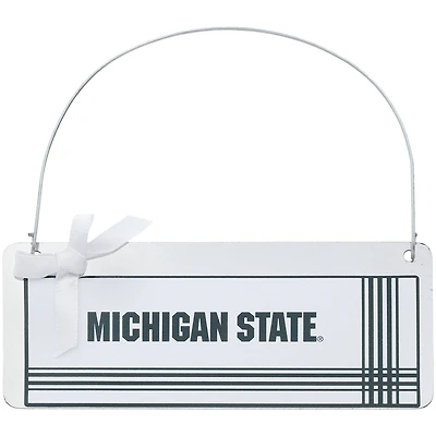 Michigan State Spartans #1 Fan Galvanized Sign Ornament