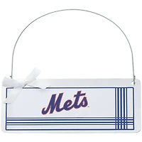 New York Mets #1 Fan Galvanized Sign Ornament