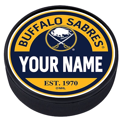 Buffalo Sabres Personalized Puck