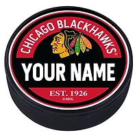 Chicago Blackhawks Personalized Puck