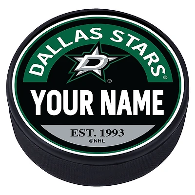 Dallas Stars Personalized Puck