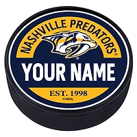 Nashville Predators Personalized Puck
