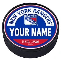 New York Rangers Personalized Puck