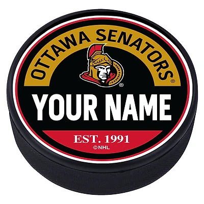 Ottawa Senators Personalized Puck