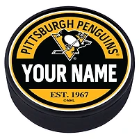 Pittsburgh Penguins Personalized Puck