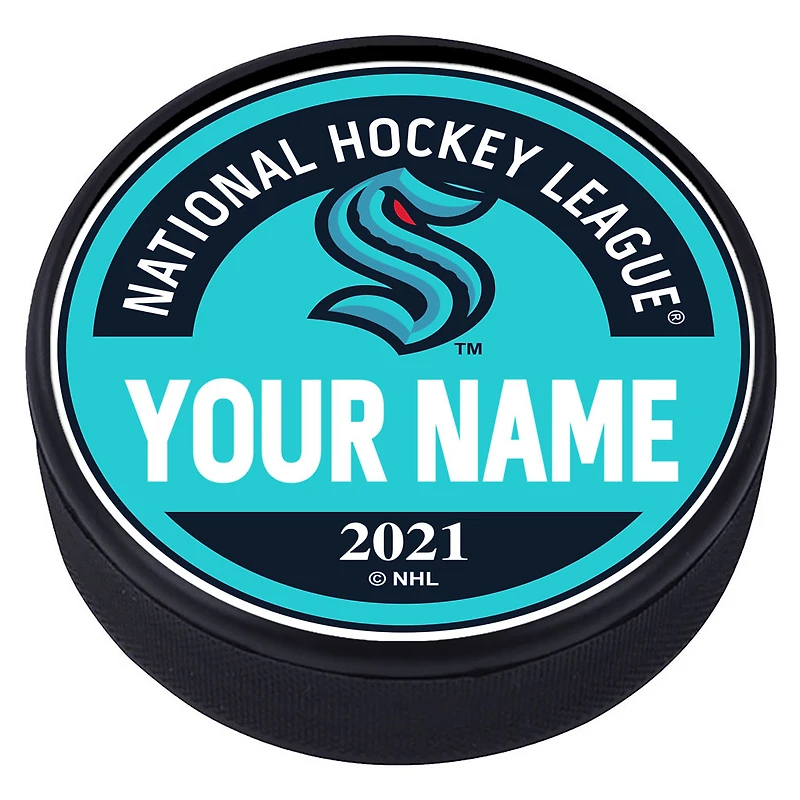 Seattle Kraken Personalized Puck