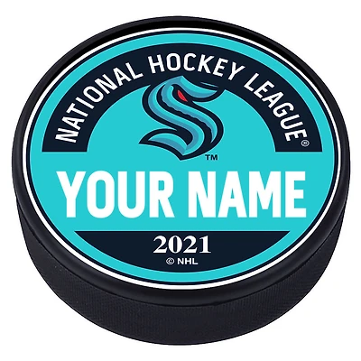 Seattle Kraken Personalized Puck
