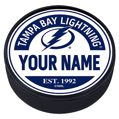 Tampa Bay Lightning Personalized Puck