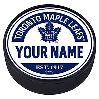 Toronto Maple Leafs Personalized Puck