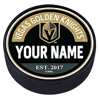 Vegas Golden Knights Personalized Puck