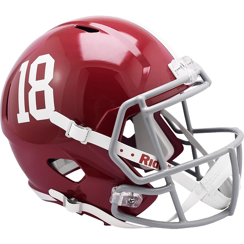 Alabama Crimson Tide Riddell #18 Speed Replica Helmet