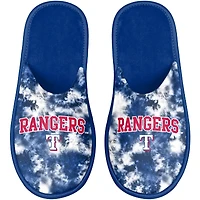 Women's FOCO Texas Rangers Iconic Logo Scuff Slippers