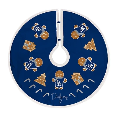 Los Angeles Dodgers Gingerbread Tree Skirt