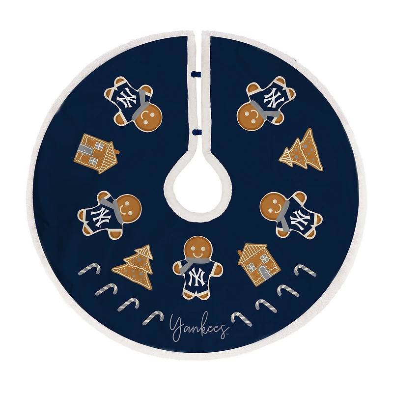 New York Yankees Gingerbread Tree Skirt