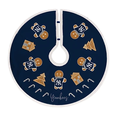 New York Yankees Gingerbread Tree Skirt