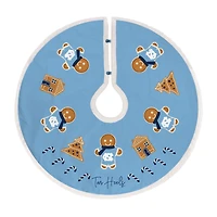 North Carolina Tar Heels Gingerbread Tree Skirt