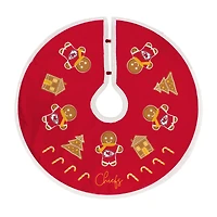 Kansas City Chiefs Gingerbread Tree Skirt