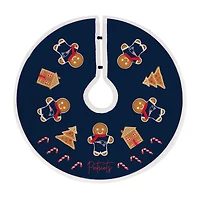 New England Patriots Gingerbread Tree Skirt