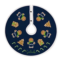 Seattle Seahawks Gingerbread Tree Skirt