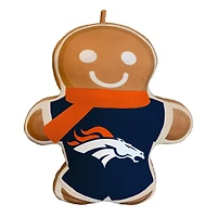 Denver Broncos Gingerbread Holiday Plushlete