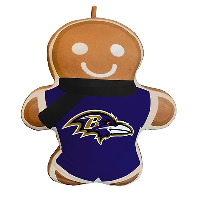 Baltimore Ravens Gingerbread Holiday Plushlete