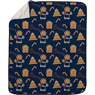 Denver Broncos 60" x 70" Gingerbread Throw Blanket