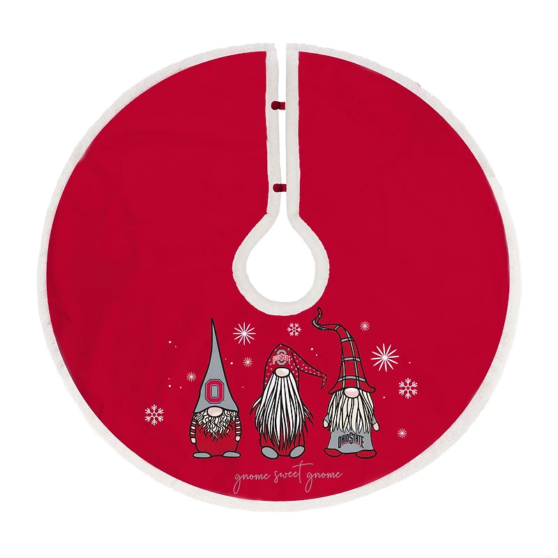 Ohio State Buckeyes Gnome Tree Skirt