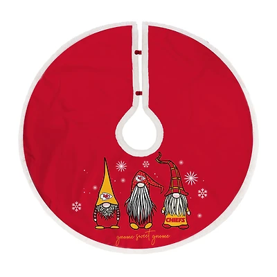 Kansas City Chiefs Gnome Tree Skirt