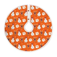 Clemson Tigers Reindeer Tree Skirt