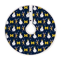 Michigan Wolverines Reindeer Tree Skirt