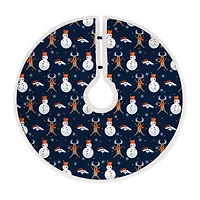 Denver Broncos Reindeer Tree Skirt