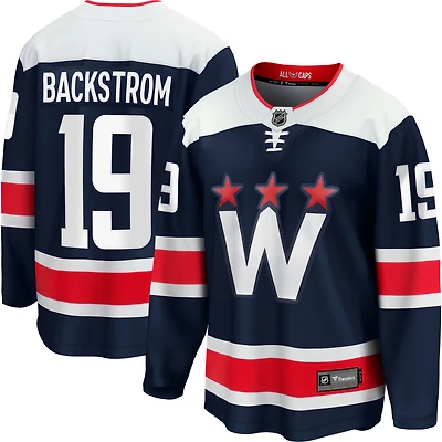 Men's Fanatics Nicklas Backstrom Navy Washington Capitals  Breakaway Jersey