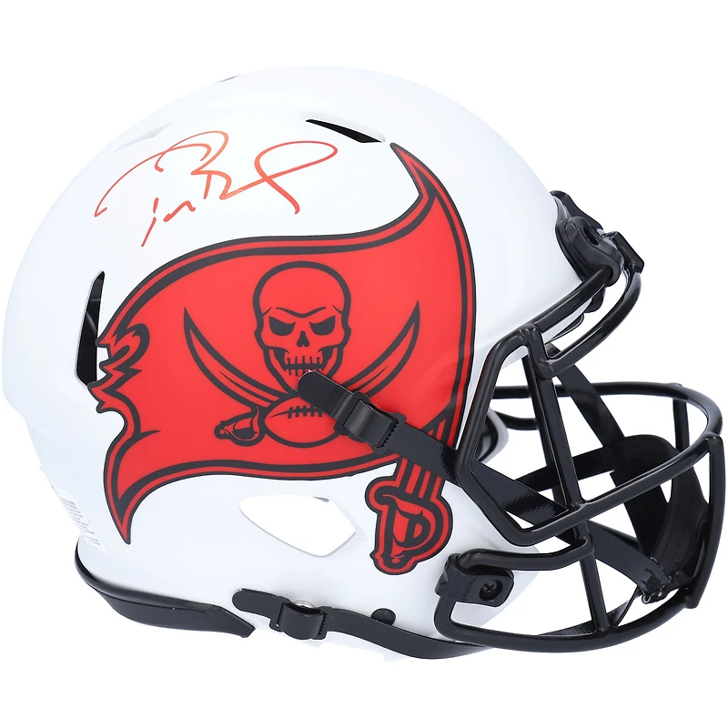 Tom Brady Tampa Bay Buccaneers Autographed Riddell Lunar Eclipse Alternate Speed Authentic Helmet