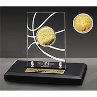 Highland Mint New York Knicks 2-Time NBA Finals Champions Gold Coin Acrylic Desk Top Display