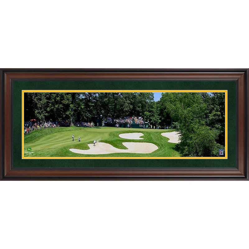 John Deere Classic Framed 10" x 30" PGA Tour Panoramic Photograph