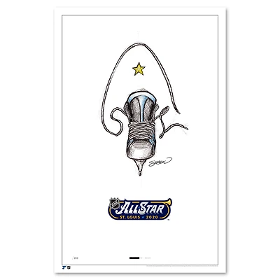 St. Louis Blues 2020 NHL All-Star Game 11'' x 17'' Art Poster