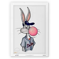 Detroit Tigers Bugs Bunny 24'' x 36'' Limited Edition Fine Art Print