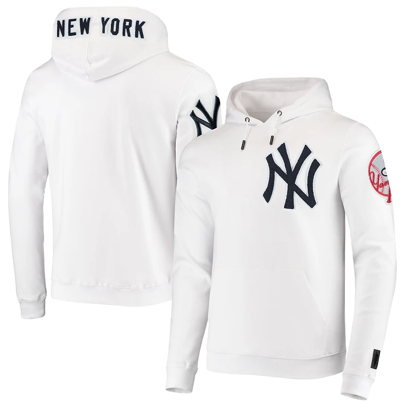 Men's Pro Standard New York Yankees White Collection Pullover Hoodie