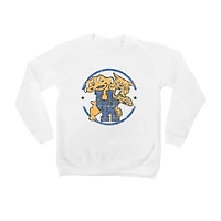 Youth White Kentucky Wildcats End Zone Pullover Sweatshirt