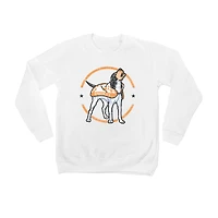 Youth White Tennessee Volunteers End Zone Pullover Sweatshirt