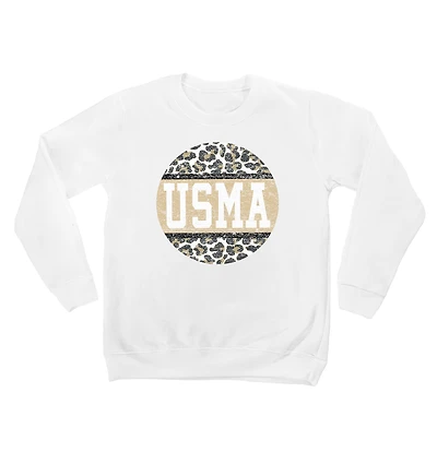Youth White Army Black Knights Scoop & Score Pullover Sweatshirt