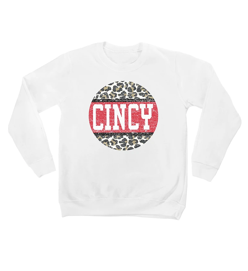 Youth White Cincinnati Bearcats Scoop & Score Pullover Sweatshirt