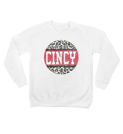 Youth White Cincinnati Bearcats Scoop & Score Pullover Sweatshirt