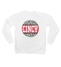 Youth White Cincinnati Bearcats Scoop & Score Pullover Sweatshirt
