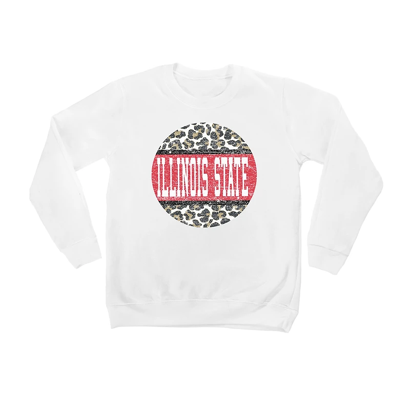 Youth White Illinois State Redbirds Scoop & Score Pullover Sweatshirt