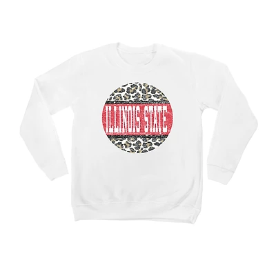 Youth White Illinois State Redbirds Scoop & Score Pullover Sweatshirt