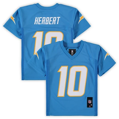 Preschool Justin Herbert Powder Blue Los Angeles Chargers Replica Player Jersey
