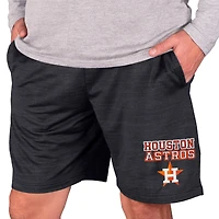 Men's Concepts Sport Charcoal Houston Astros Bullseye Knit Jam Shorts